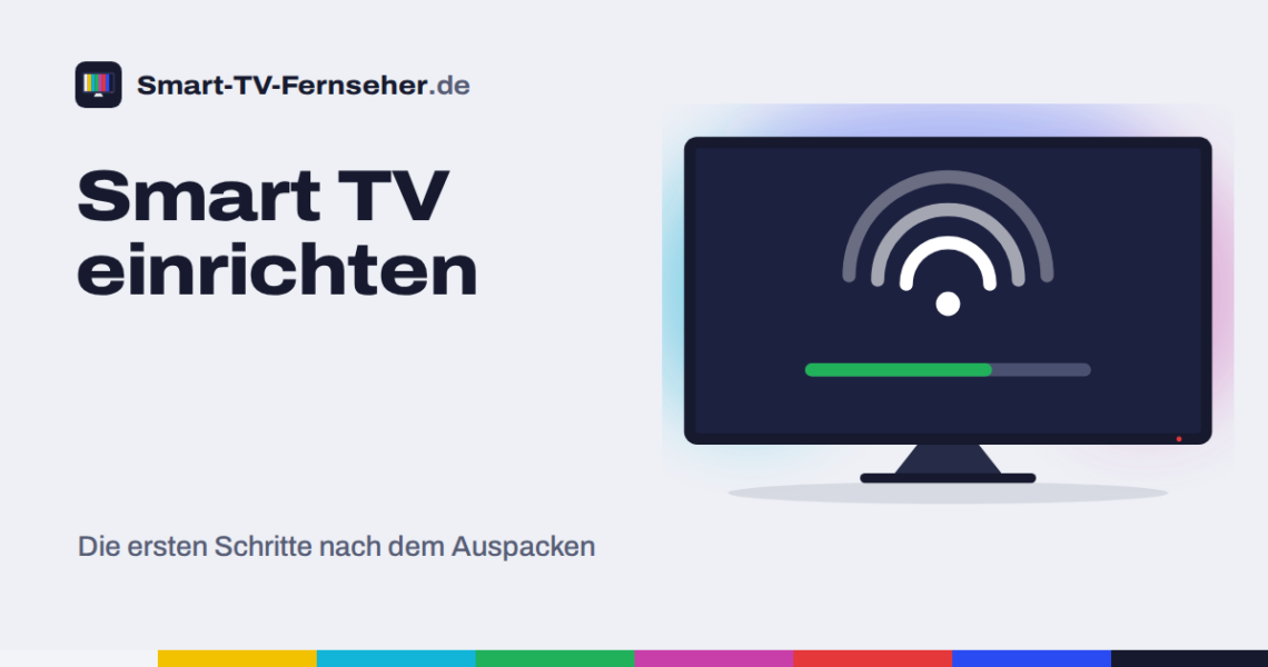 Grafik zum Thema: Smart TV einrichten: Die ersten Schritte nach dem Auspacken
